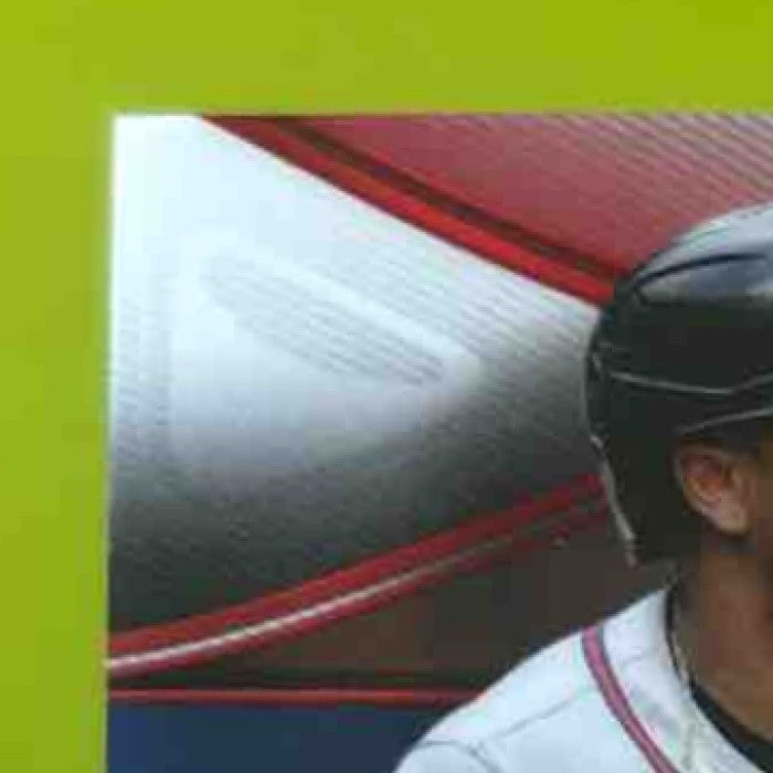 2025 Topps Tribute Ozzie Albies Triple Relics Red 2/10 Atlanta Braves