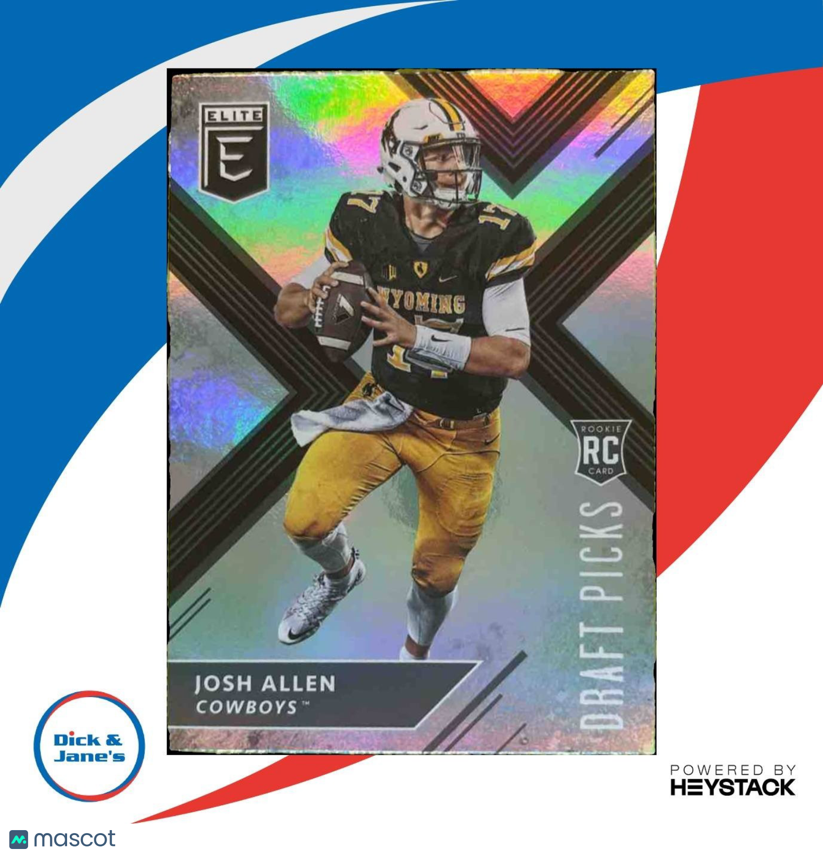 2018 Panini Elite Draft Picks Josh Allen #103 RC