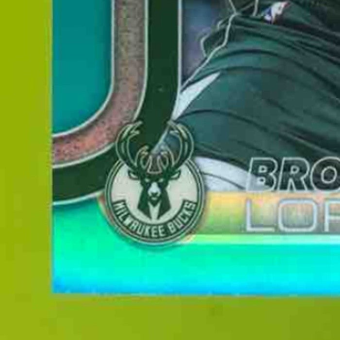 2025-26 Topps Chrome Brook Lopez Teal Refractor 74/299 #159 Milwaukee Bucks