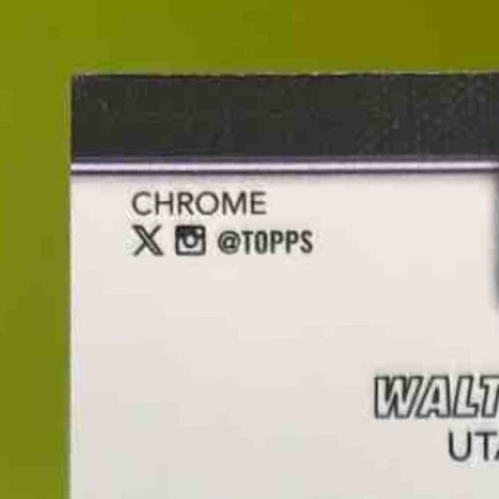2025-26 Topps Chrome Walter Clayton Jr. RayWave Refractor #268 RC Utah Jazz