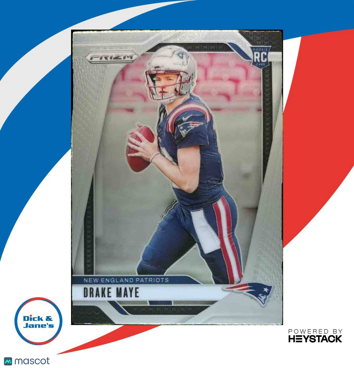 2024 Panini Prizm Drake Maye #329 RC New England Patriots