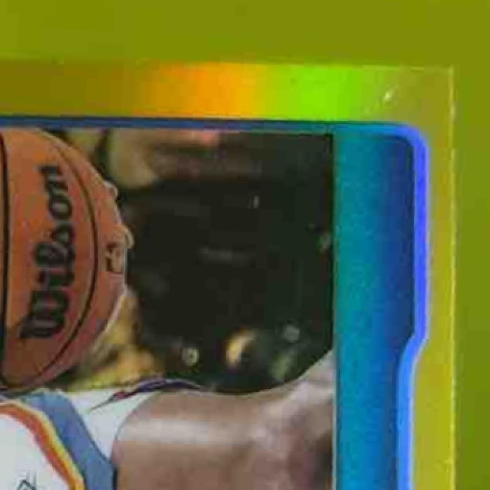 2025-26 Topps Chrome Aaron Wiggins Yellow /275 #196 Oklahoma City Thunder