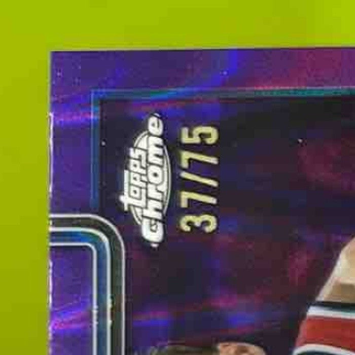 2025-26 Topps Chrome Bogdan Bogdanovic Purple Wave /75 #92 Los Angeles Clippers