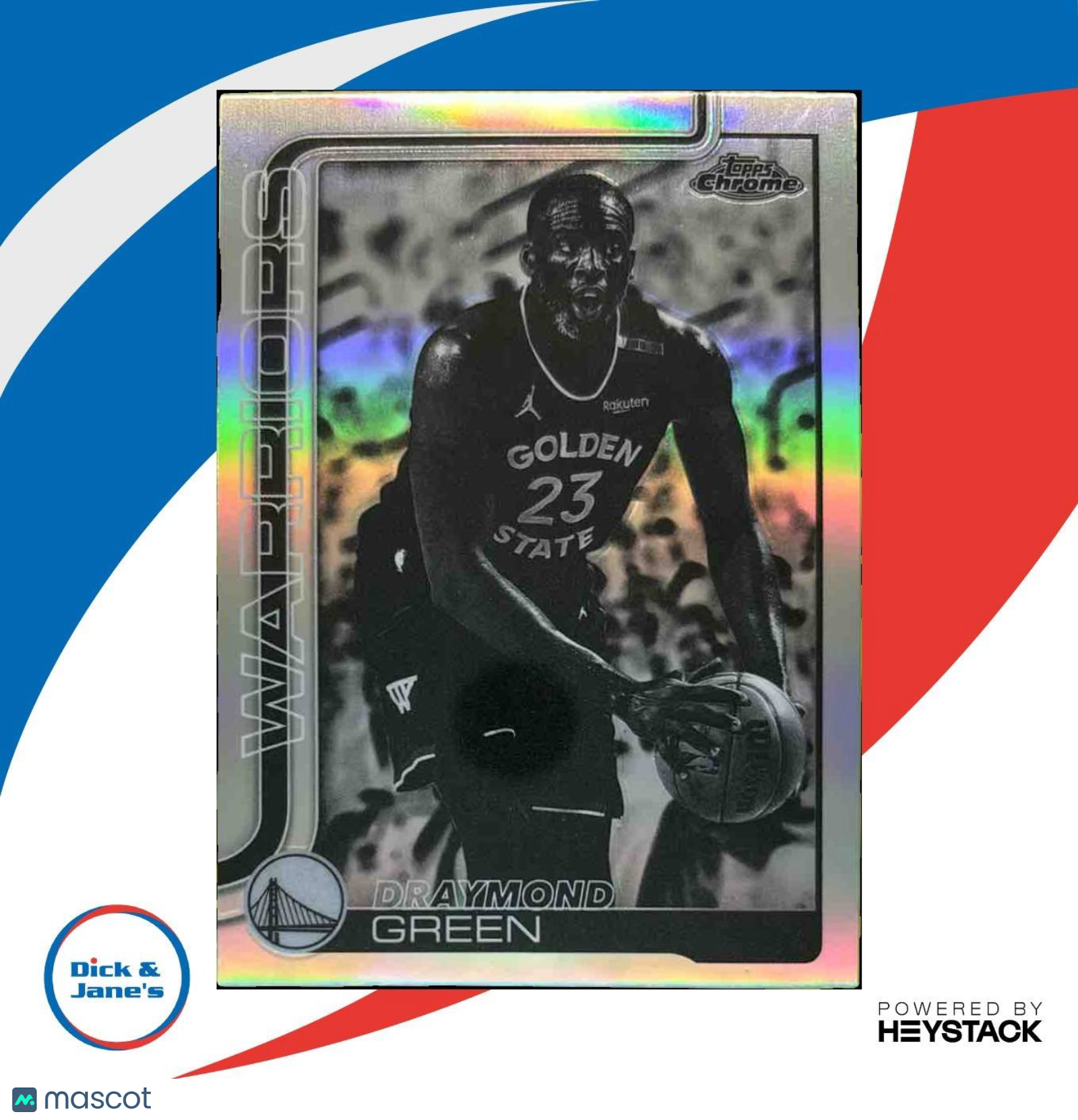 2025-26 Topps Chrome Draymond Green Negative Refractor #234 Warriors