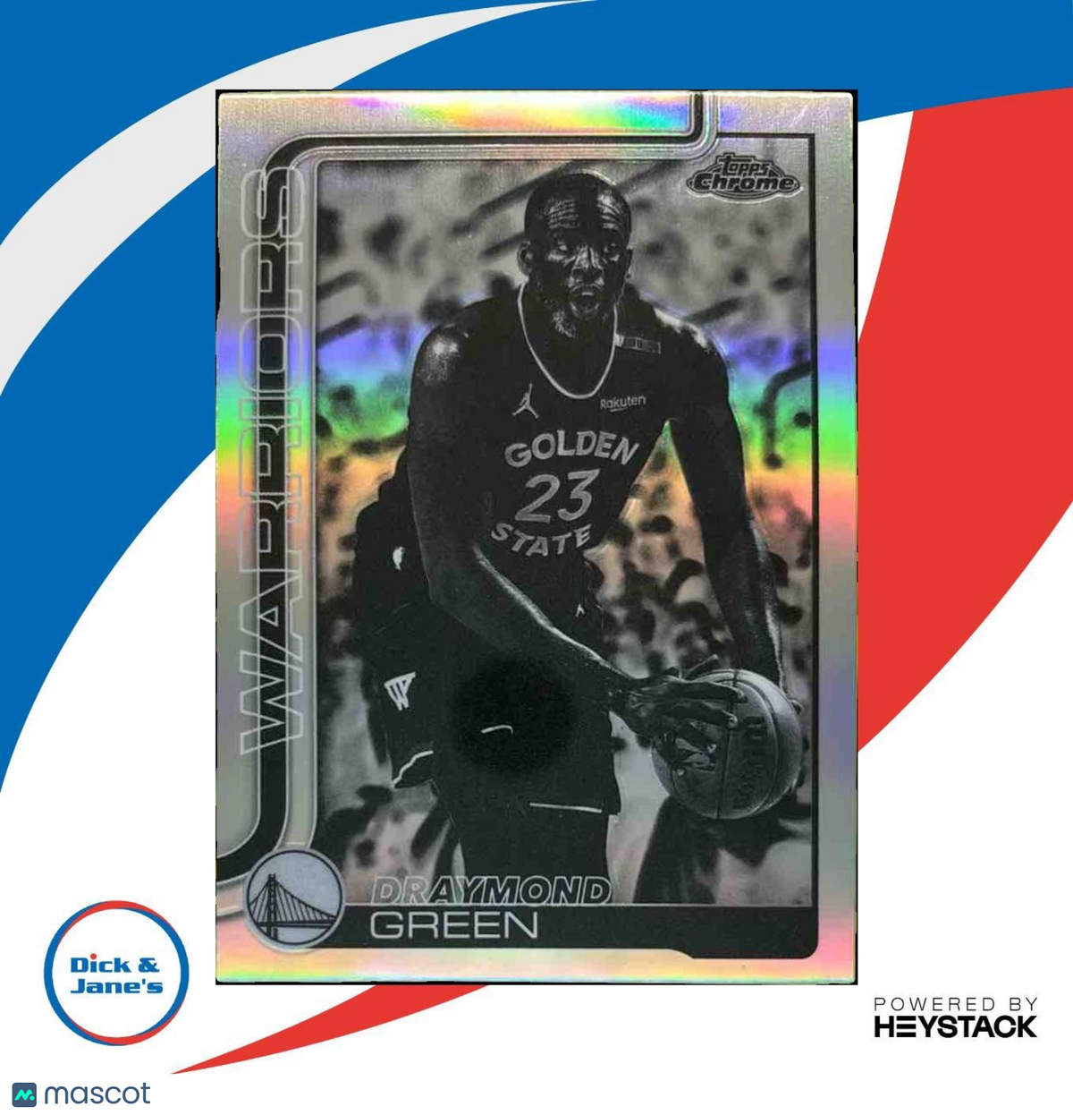 2025-26 Topps Chrome Draymond Green Negative Refractor #234 Warriors