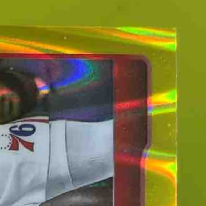 2025-26 Topps Chrome Paul George RayWave Yellow /275 #171 Philadelphia 76ers