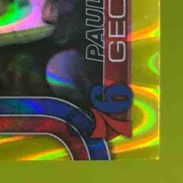 2025-26 Topps Chrome Paul George RayWave Yellow /275 #171 Philadelphia 76ers