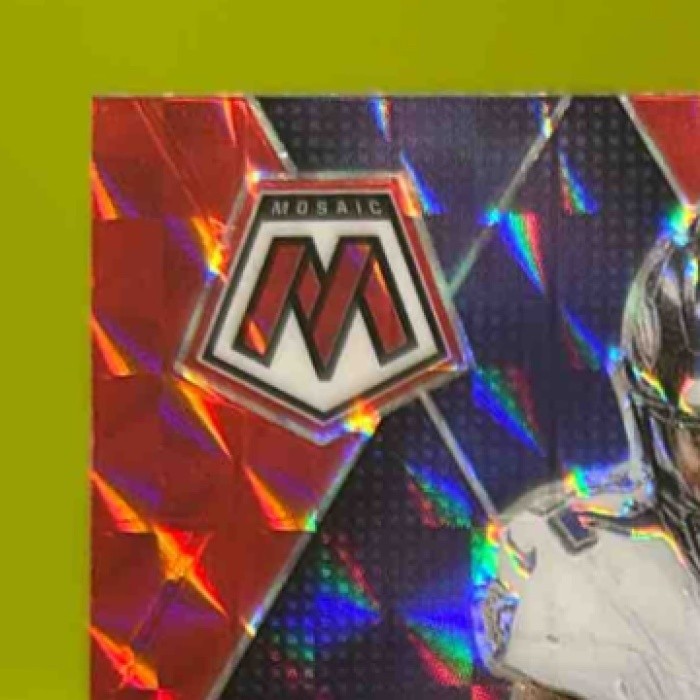 2025 Panini Mosaic Derrick Henry Red Scope Prizm #67 Baltimore Ravens