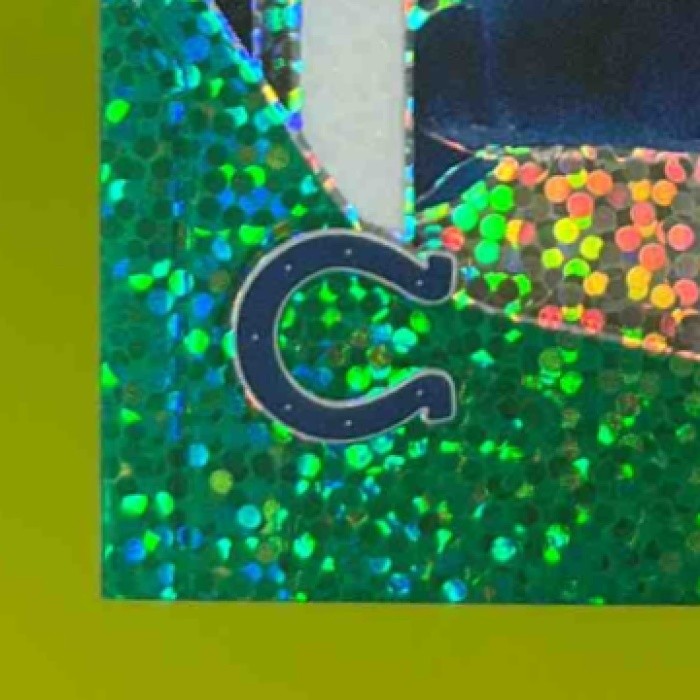 2024 Panini Prizm Michael Pittman Jr. Green Sparkle 1/8 #123 Indianapolis Colts