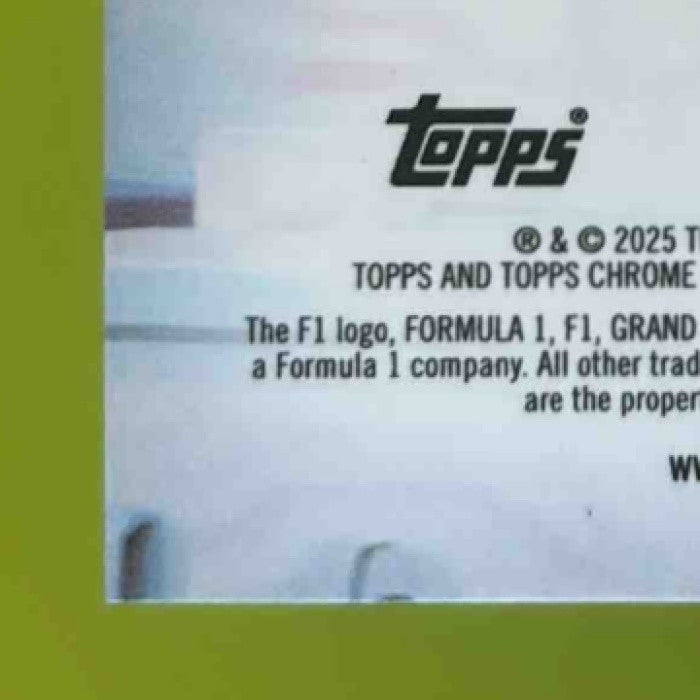 2025 Topps Chrome Formula 1 Carlos Sainz Helmet Collection #HC-7
