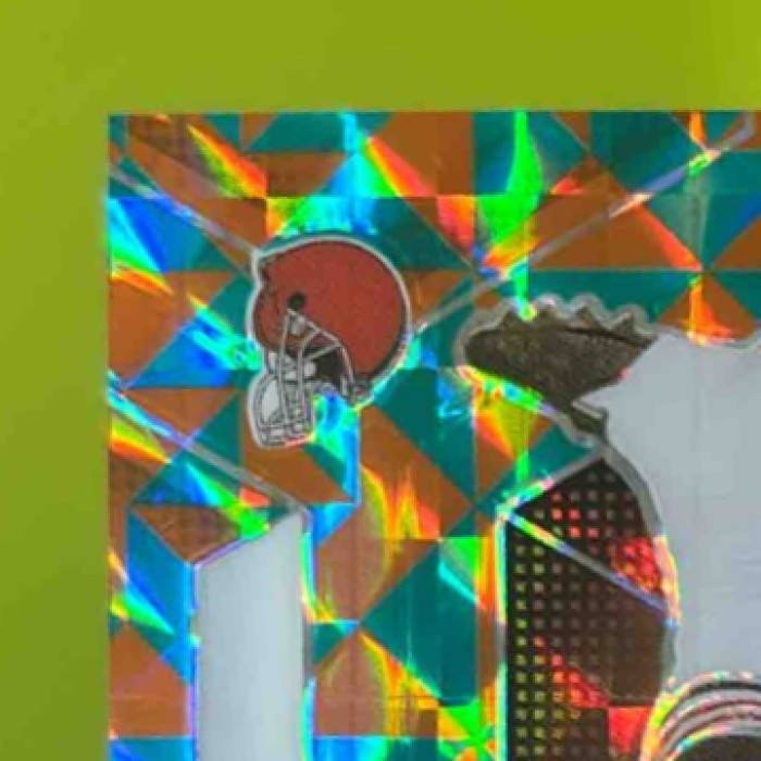 2025 Panini Mosaic David Njoku Tessellation Prizm 7/15 #133 Cleveland Browns