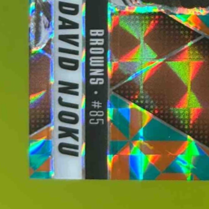 2025 Panini Mosaic David Njoku Tessellation Prizm 7/15 #133 Cleveland Browns