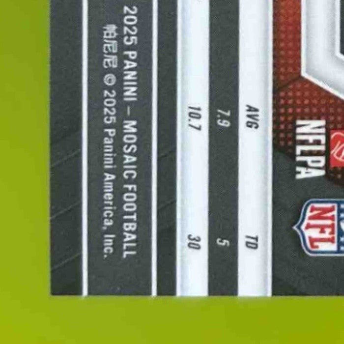 2025 Panini Mosaic David Njoku Tessellation Prizm 7/15 #133 Cleveland Browns