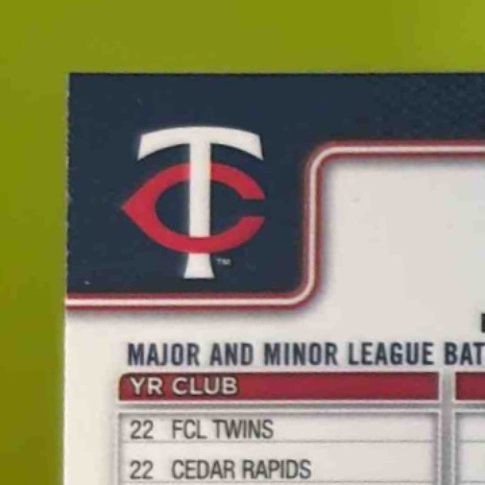 2025 Topps Chrome LogoFractor Brooks Lee Image Variation #234 RC Minnesota Twins