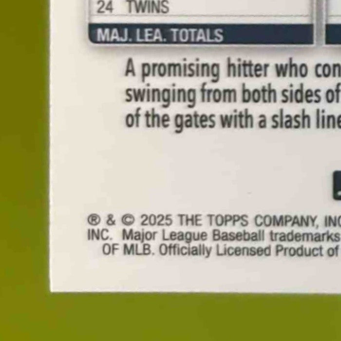 2025 Topps Chrome LogoFractor Brooks Lee Image Variation #234 RC Minnesota Twins