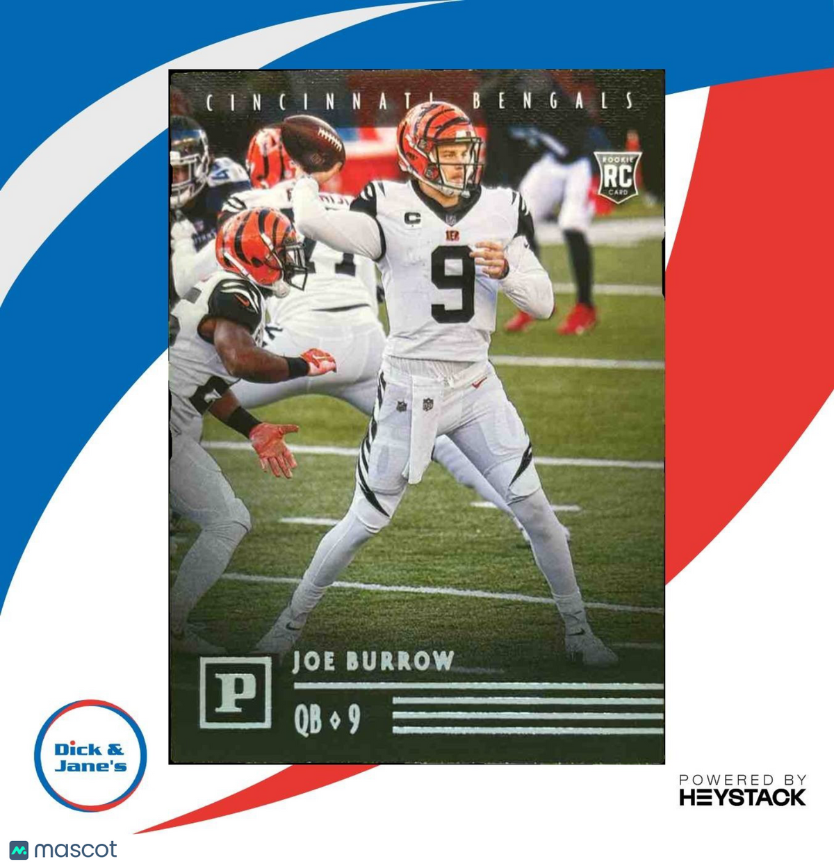 2020 Panini Chronicles Joe Burrow #PA-1 RC Cincinnati Bengals