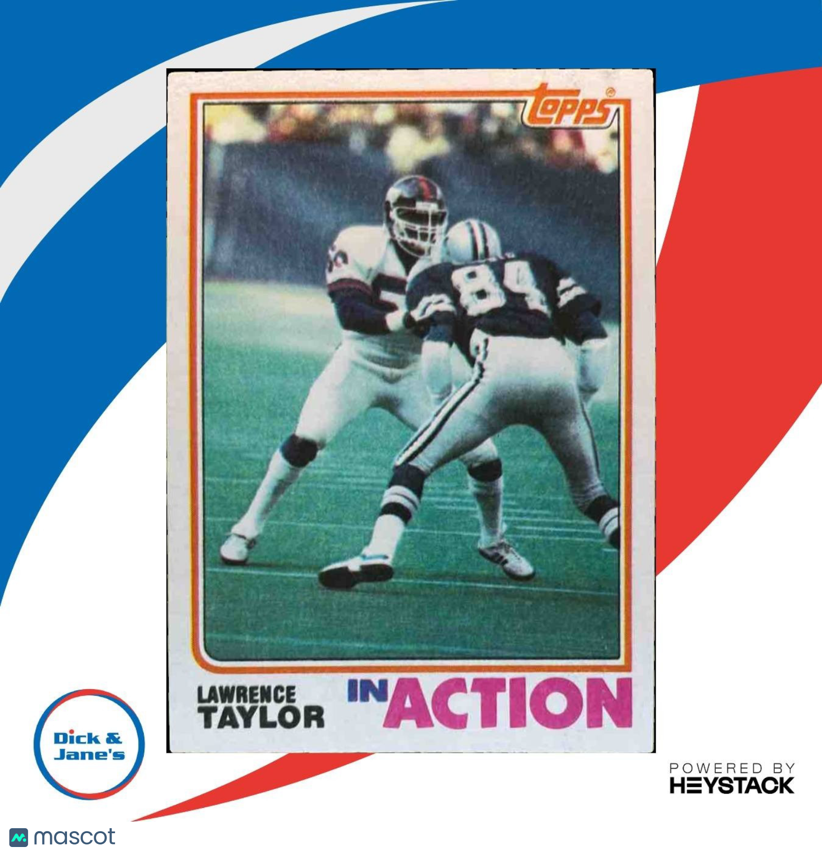 1982 Topps Lawrence Taylor #435 RC New York Giants