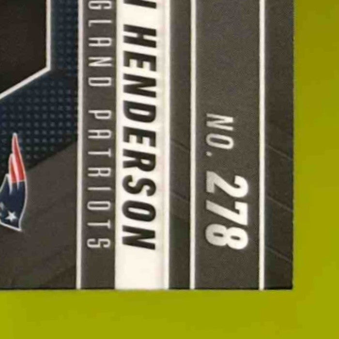 2025 Mosaic TreVeyon Henderson Rookie Variation Silver #278 RC Patriots