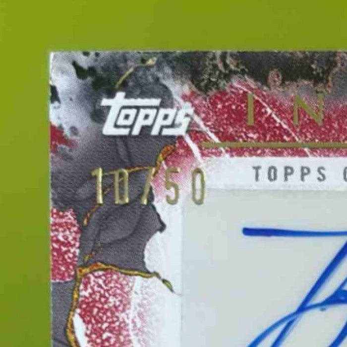 2024 Topps Inception Trey Benson Provenance Patch Auto Red /75 MEM RC Cardinals