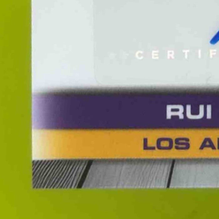 2025-26 Topps Chrome Rui Hachimura Certified Auto Issue Purple /75 Lakers