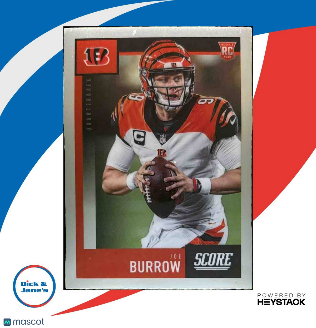 2020 Panini Chronicles Joe Burrow Score Update Rookies #441 RC Bengals