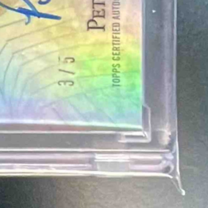 2022 Topps Dynasty Pete Alonso Auto Patch Black 3/5 #DAP-PA1 New York Mets