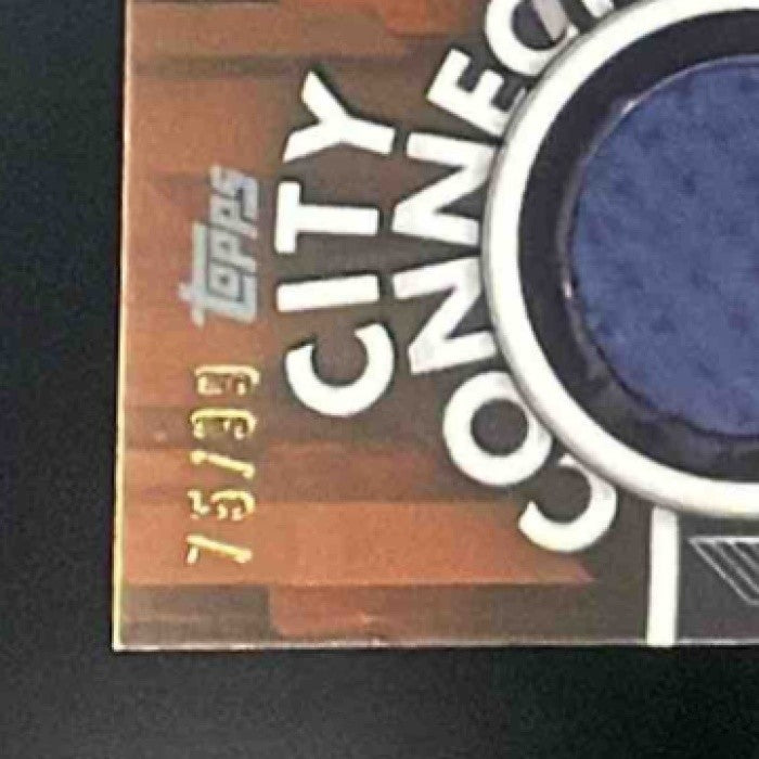 2026 Topps Jose Altuve City Connect Swatch Auto Relic 75/99 MEM Houston Astros