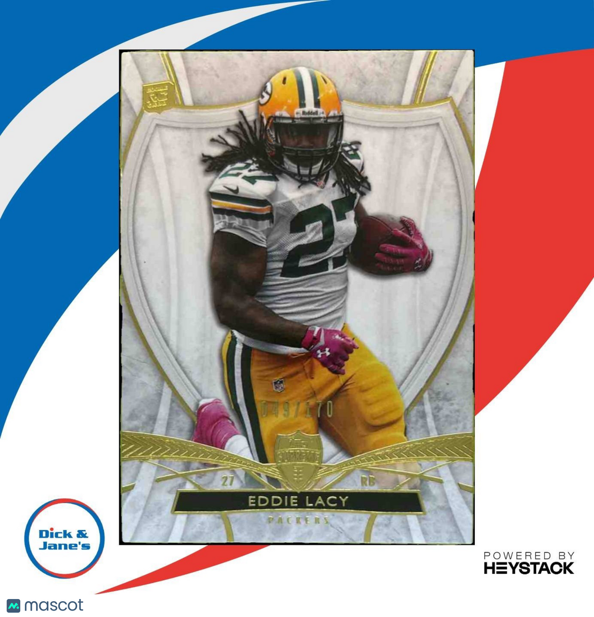 2013 Topps Supreme Eddie Lacy /170 #32 RC Green Bay Packers