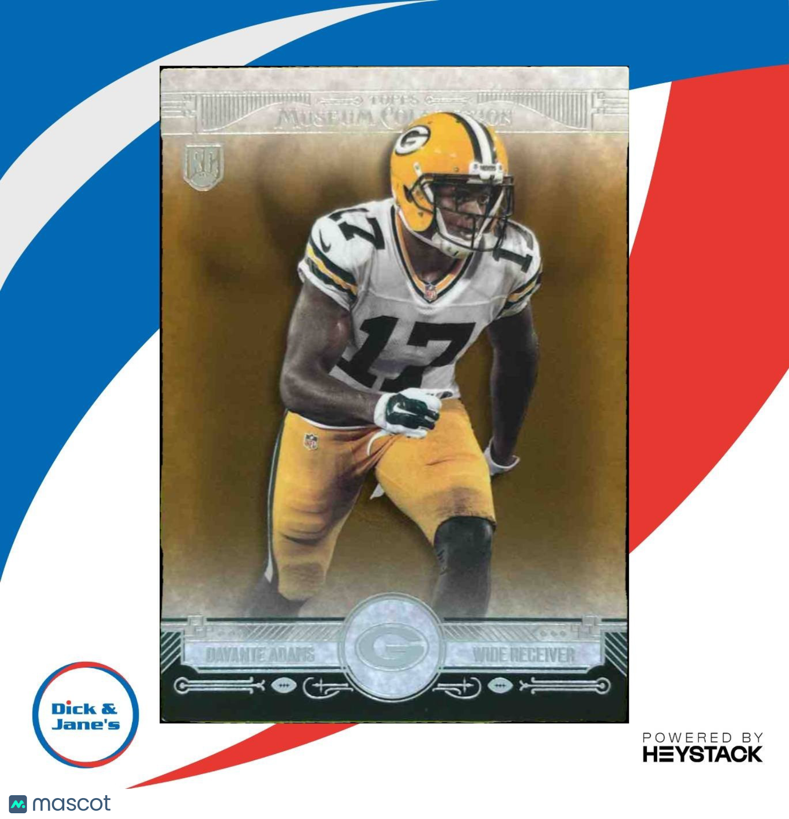 2014 Topps Museum Collection Davante Adams Copper #41 RC Green Bay Packers