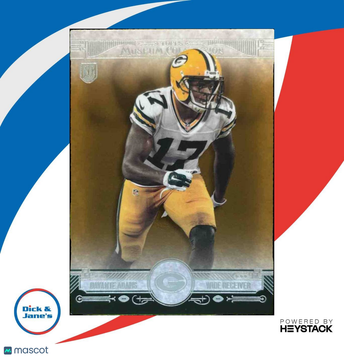2014 Topps Museum Collection Davante Adams Copper #41 RC Green Bay Packers