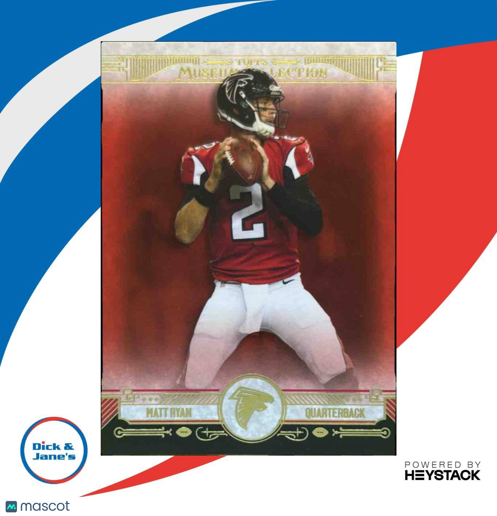2014 Topps Museum Collection Matt Ryan Ruby 37/50 #66 Atlanta Falcons