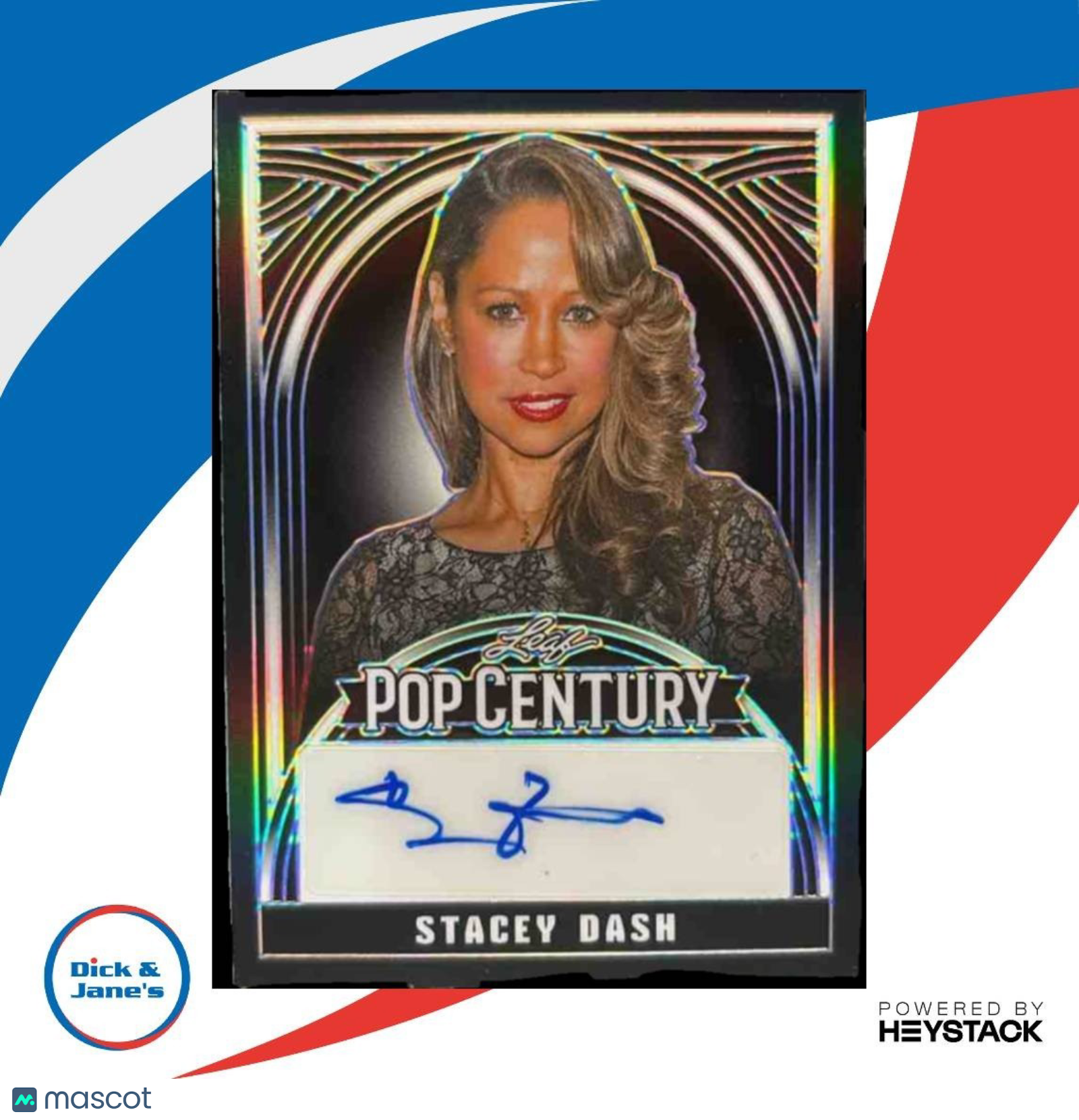 2024 Leaf Metal Pop Century Stacey Dash Auto Prismatic Black /3 #BA-SD1