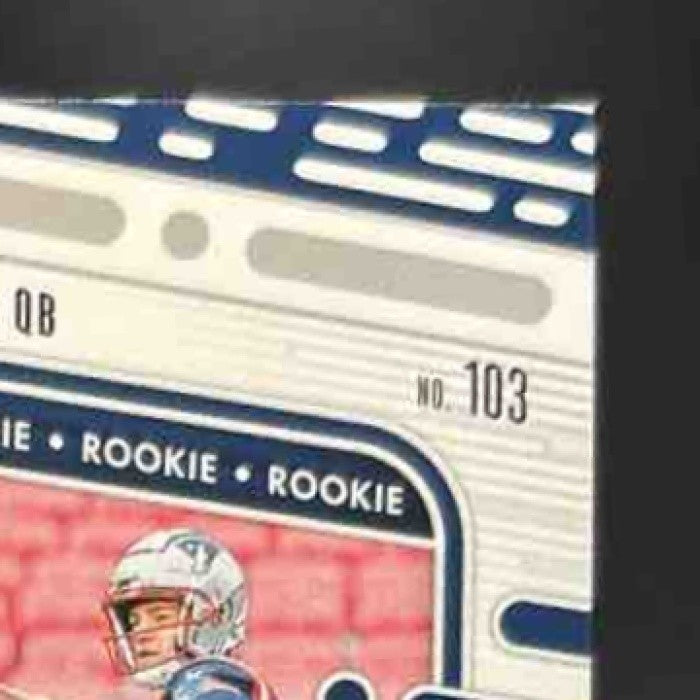 2024 Panini Absolute Drake Maye Red Spectrum 7/125 #103 RC New England Patriots