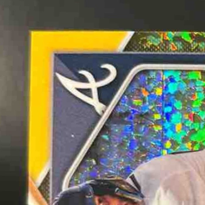 2024 Bowman Chrome Jose Perdomo Auto Gold Mini Diamond /50 1st Prospect Braves