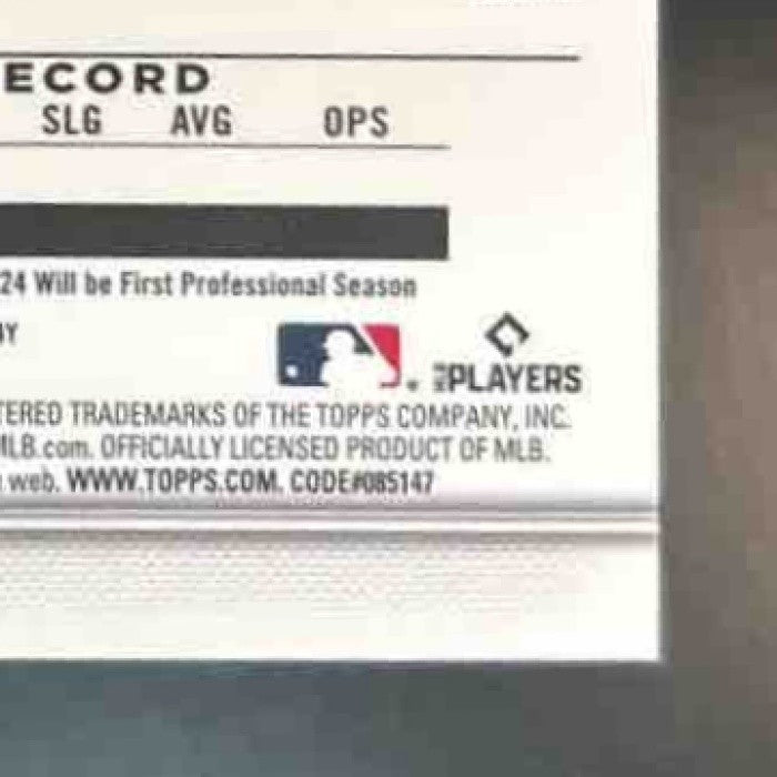 2024 Bowman Chrome Jose Perdomo Auto Gold Mini Diamond /50 1st Prospect Braves