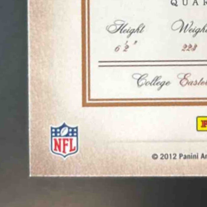 2011 Panini Prime Signatures Tony Romo Proof Red /99 #168 Dallas Cowboys