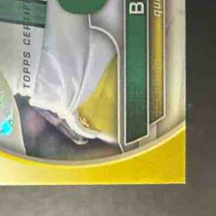 2022 Bowman University Chrome Bo Nix Prospect Auto Yellow /75 #61 Oregon Ducks
