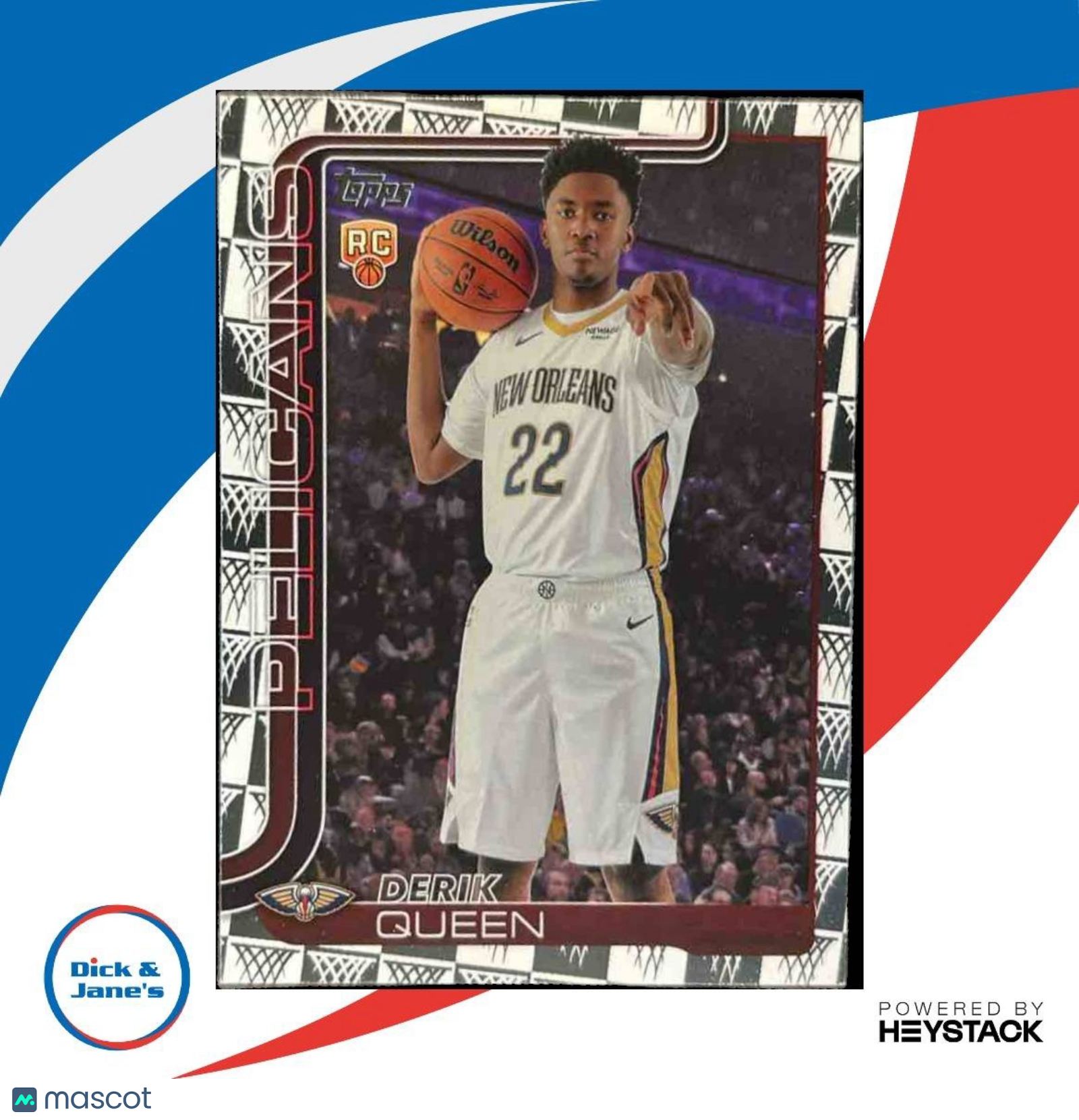 2025-26 Topps Derik Queen Season Tip-Off #213 New Orleans Pelicans