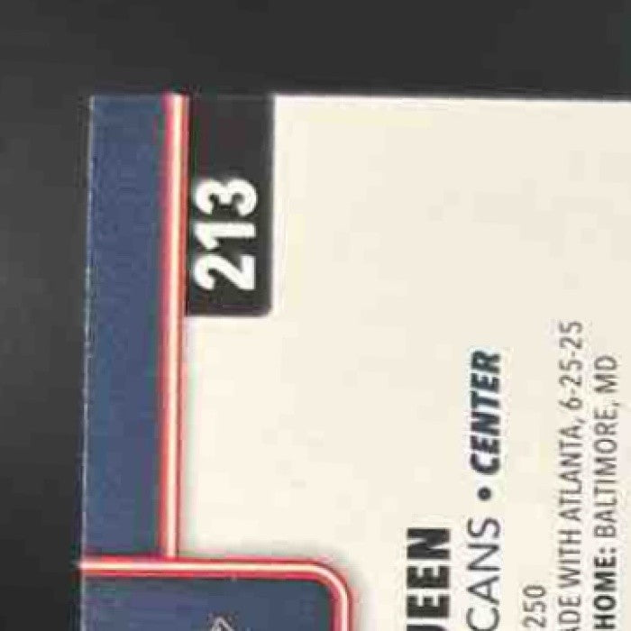 2025-26 Topps Derik Queen Season Tip-Off #213 New Orleans Pelicans