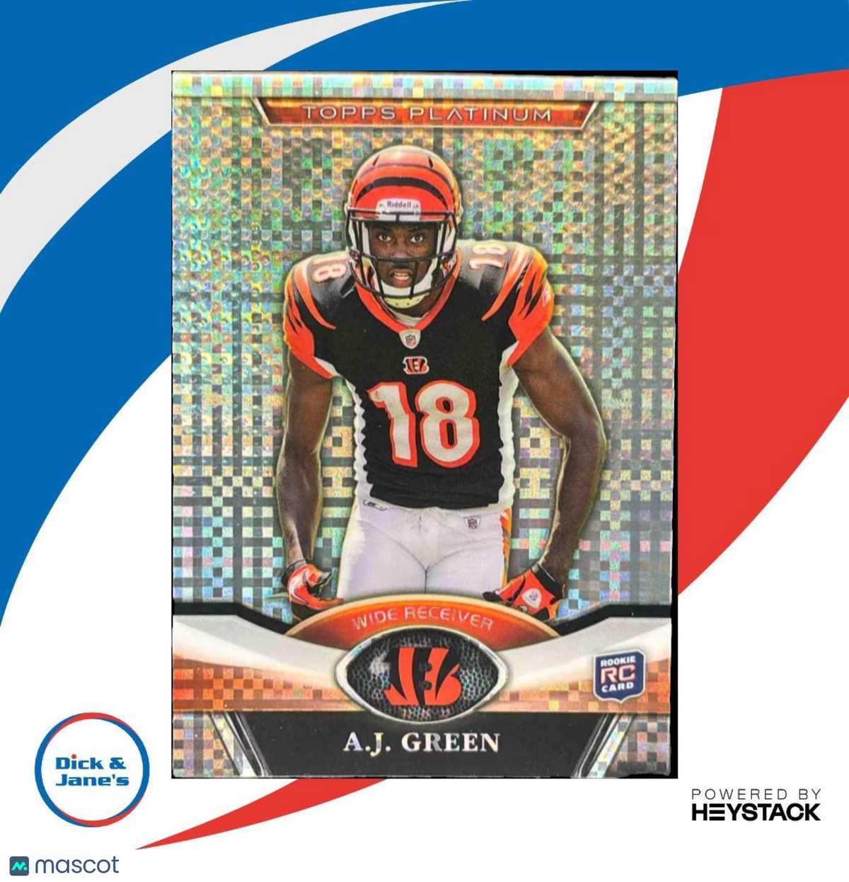 2011 Topps Platinum A.J. Green Xfractor #13 RC Cincinnati Bengals