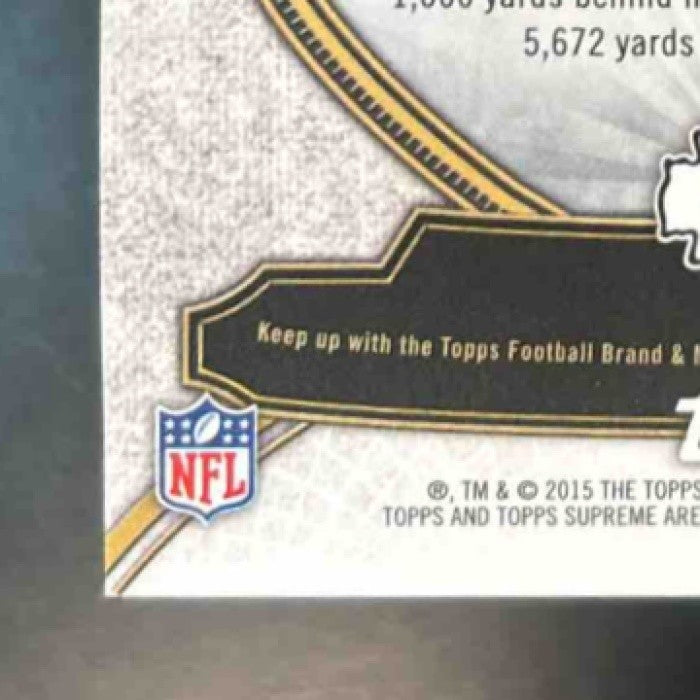 2015 Topps Triple Threads Jamaal Charles Ruby 29/50 #7 Kansas City Chiefs