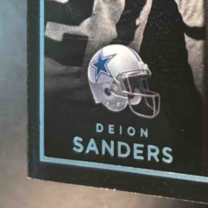 2015 Panini Playbook Deion Sanders Richard Sherman Platinum /99 #48 Broncos