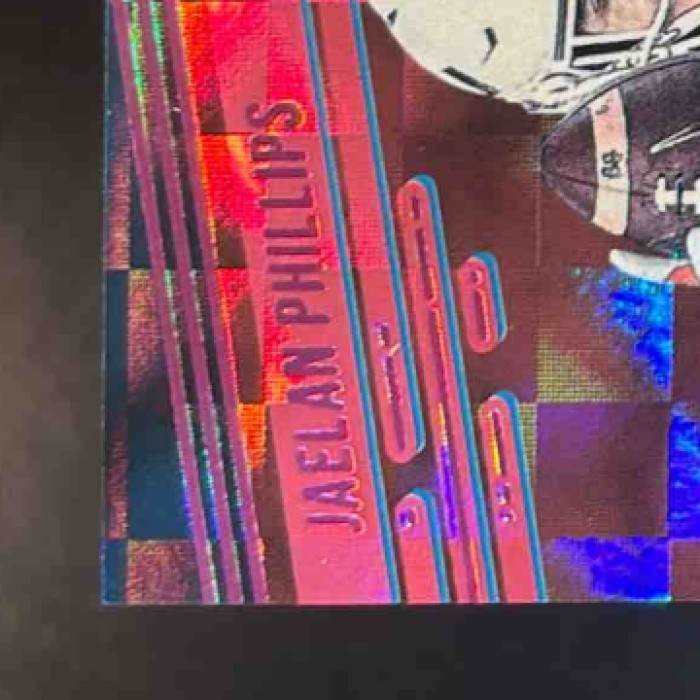 2021 Panini Prestige Jaelan Phillips Xtra Points Pink /50 #262 RC Miami Dolphins