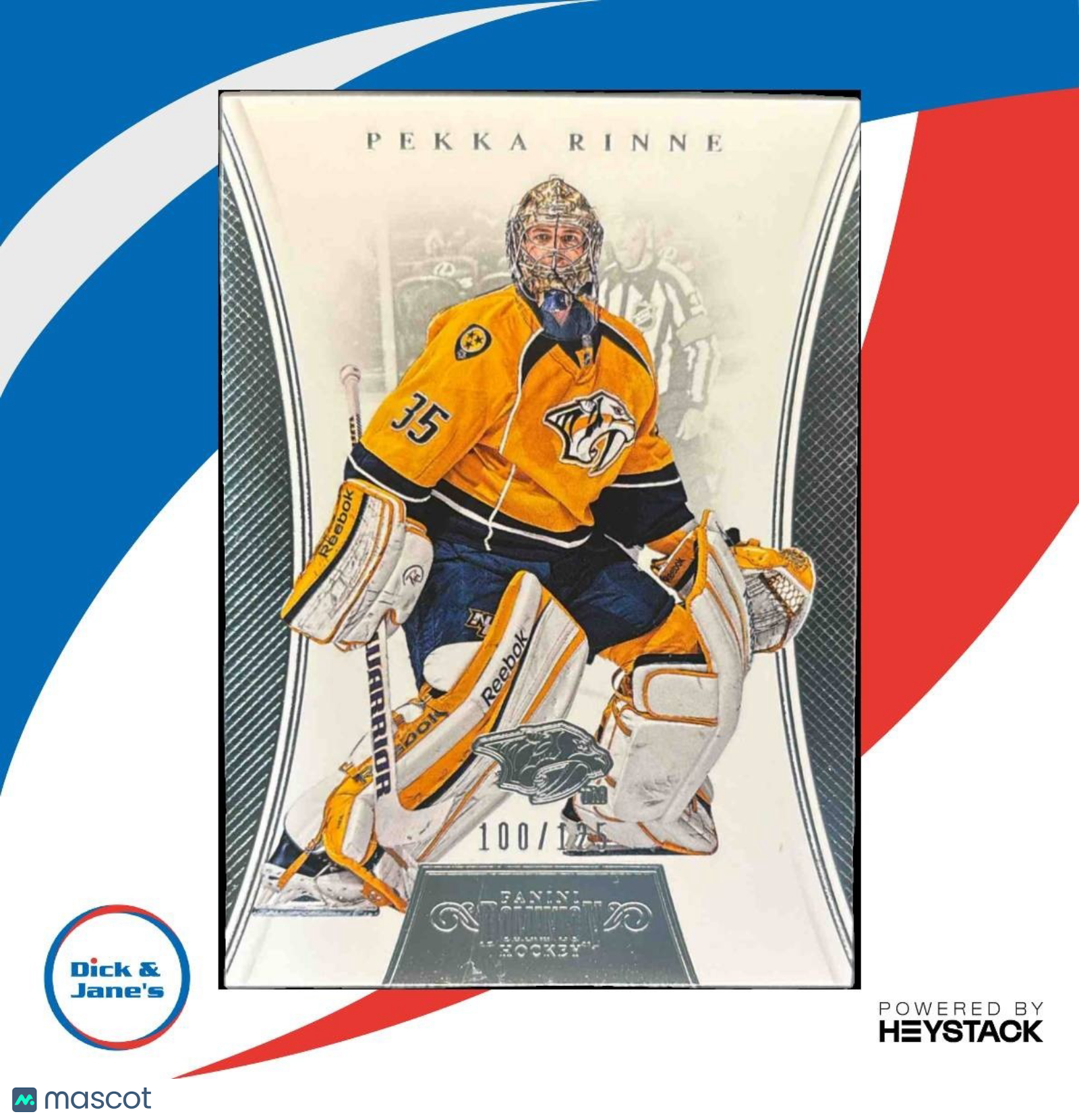 2012-13 Panini Prime Pekka Rinne 2012 13 Dominion /125 #34 Nashville Predators