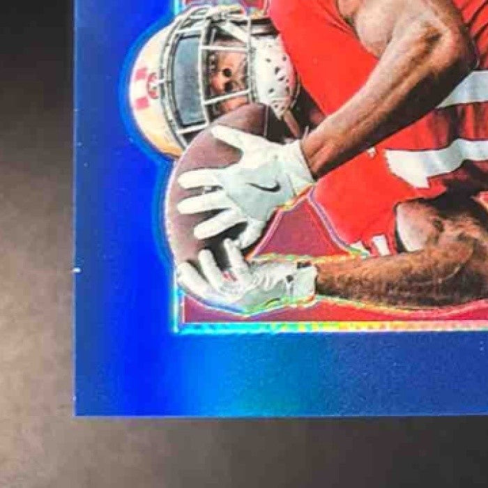 2018 Panini Contenders Optic Marquise Goodwin Blue /99 #15 San Francisco 49ers