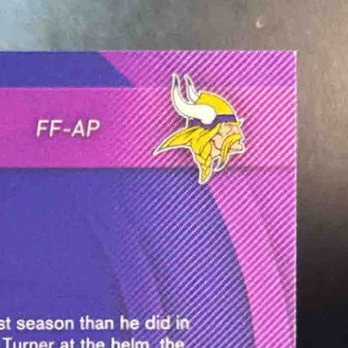 2014 Topps Chrome Adrian Peterson Fantasy Focus #FF-AP Minnesota Vikings