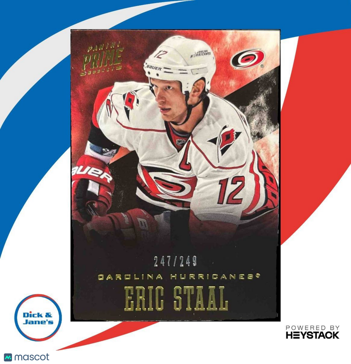 2012-13 Panini Prime Eric Staal /249 #90 Carolina Hurricanes