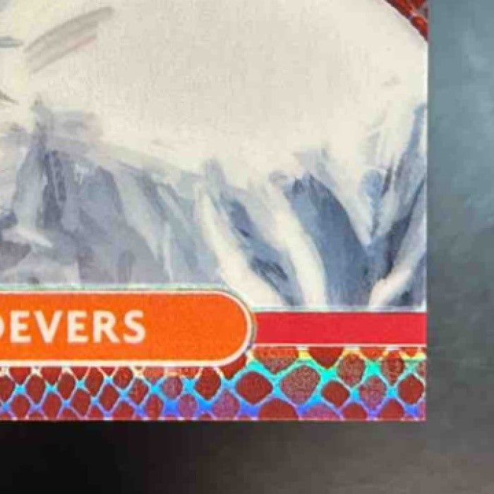 2020 Donruss Optic Rafael Devers Dragon Red 49/88 #16 Diamond Kings Boston Sox