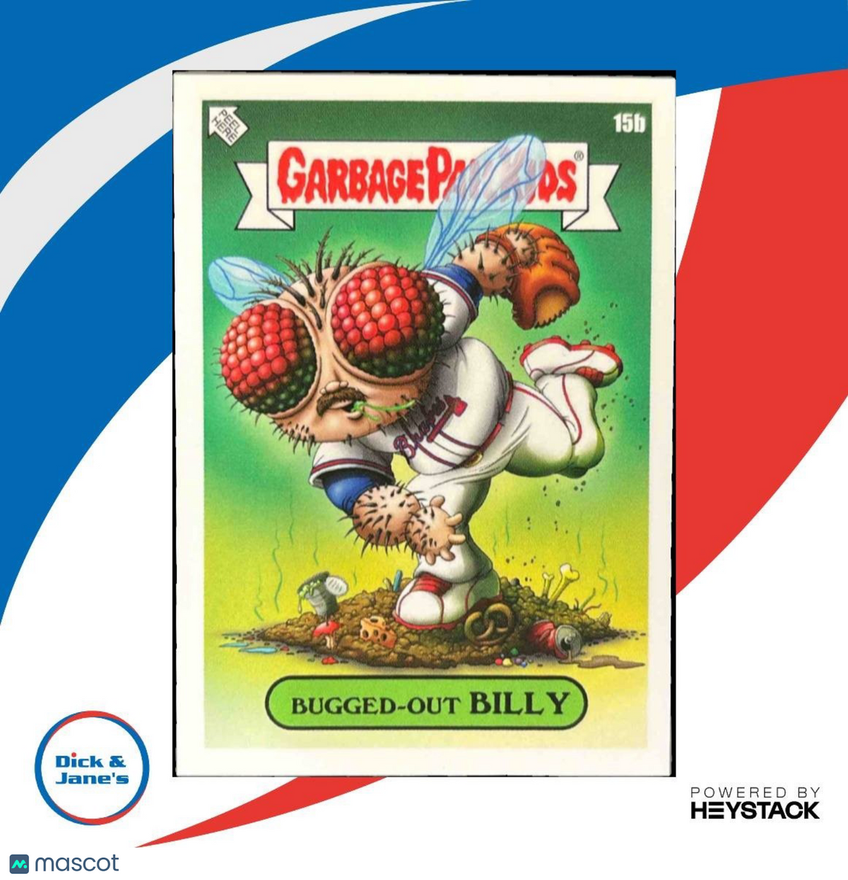 2022 Topps Garbage Pail Kids x MLB Series 2 Spencer Strider #15b Atlanta Braves