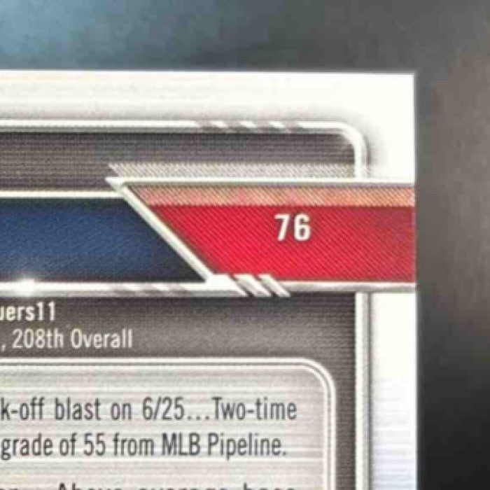2019 Bowman Jake Bauers Blue /150 #76 RC